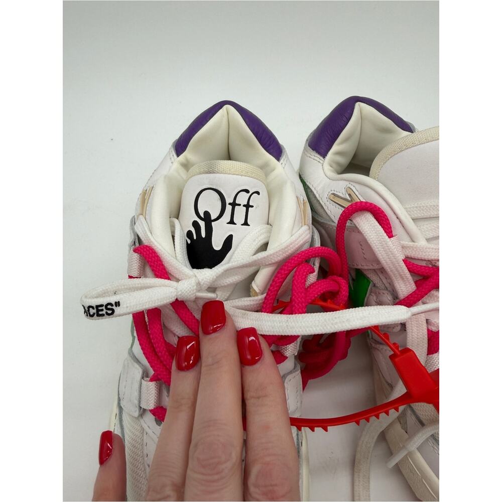 Off-White Mountain Cleats Low-Top Sneakers White Trail Sole - US 7 - Picture 8 of 14